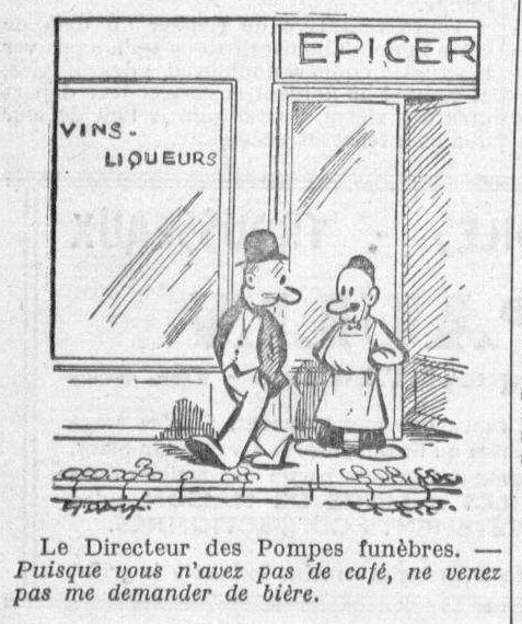 Dessin d'humour du 9 novembre 1940