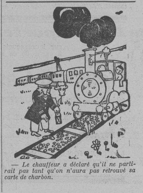 Dessin d'humour du 15 mars 1941