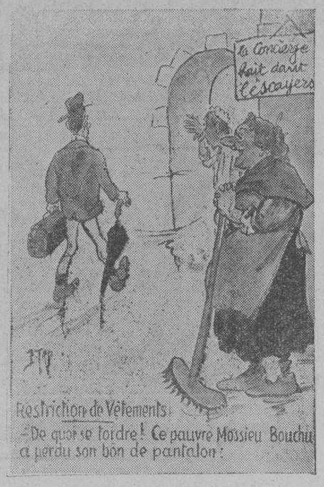 Dessin d'humour du 26 avril 1941