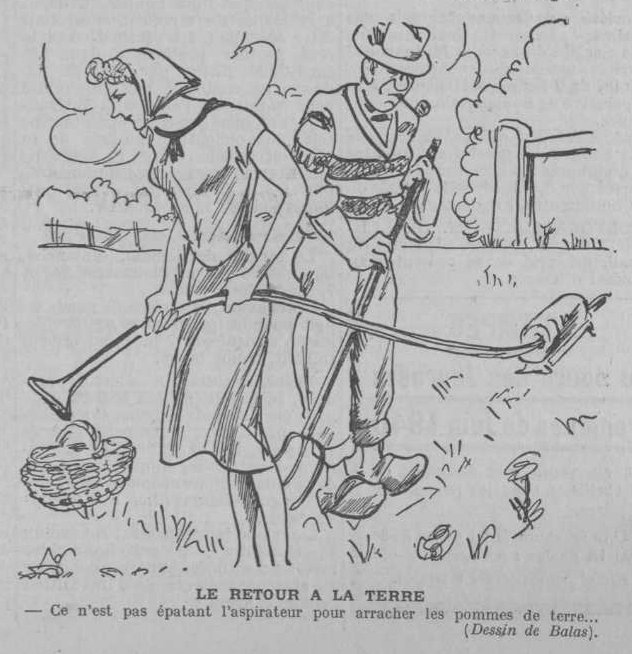 Dessin d'humour du 14 juin 1941