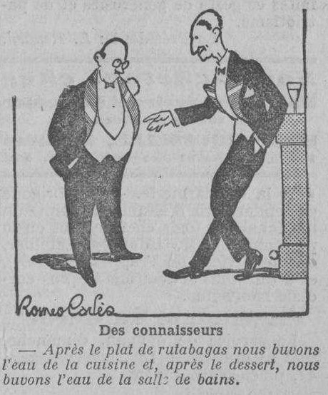 Dessin d'humour du 5 juillet 1941