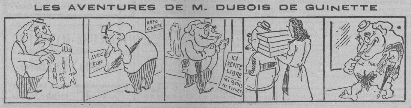 Dessin d'humour du 9 août 1941