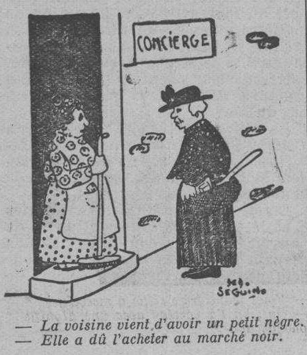 Dessin d'humour du 30 août 1941