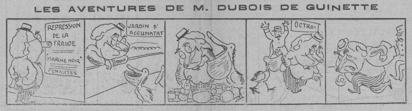 Dessin d'humour du 30 août 1941