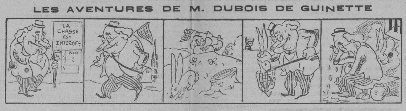 Dessin d'humour du 6 septembre 1941