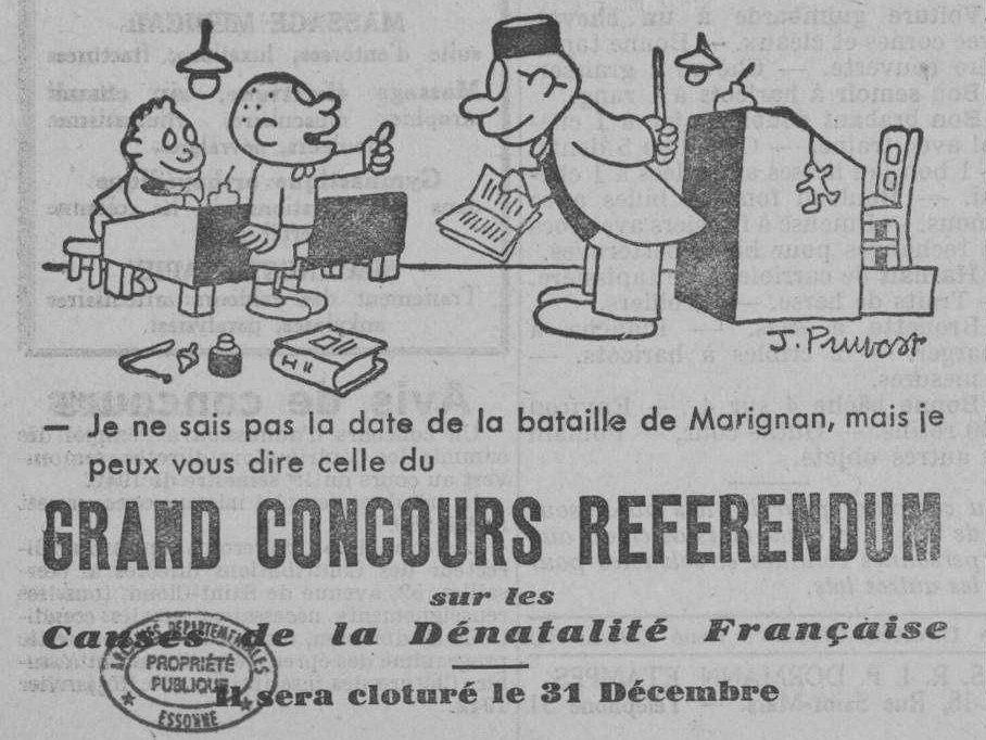 Dessin d'humour du 13 décembre 1941