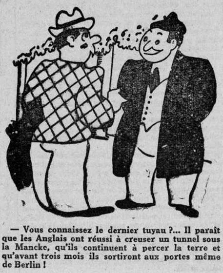 Dessin d'humour du 10 octobre 1942