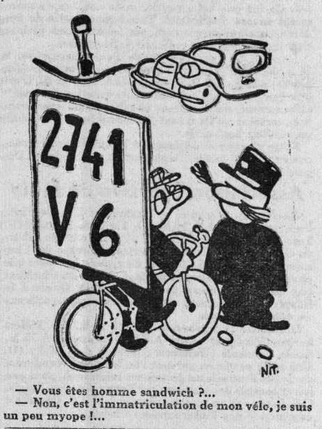 Dessin d'humour du 10 octobre 1942