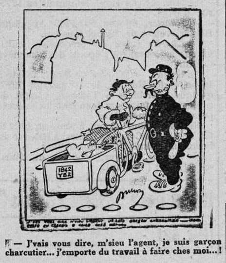 Dessin d'humour du 26 décembre 1942