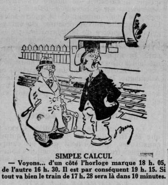 Dessin d'humour du 16 janvier 1943