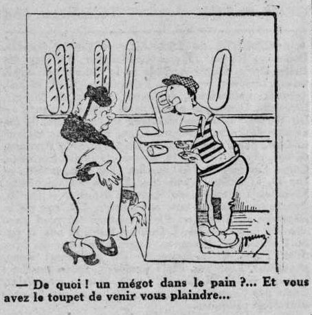 Dessin d'humour du 30 janvier 1943