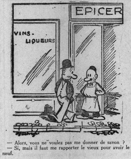 Dessin d'humour du 16 octobre 1943