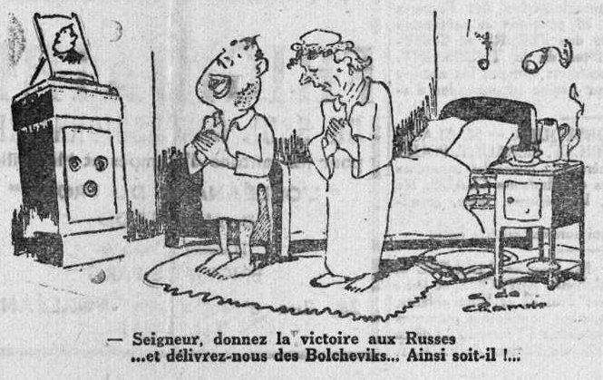 Dessin d'humour du 30 octobre 1943