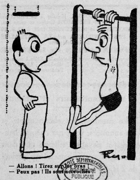 Dessin d'humour du 4 décembre 1943