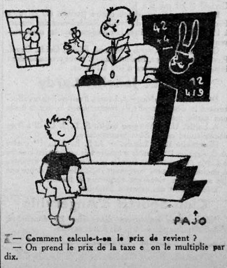 Dessin d'humour du 11 décembre 1943