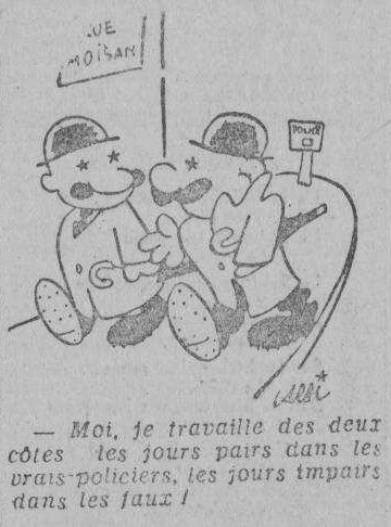 Dessin d'humour du 1er avril 1944