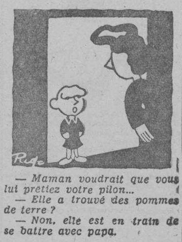 Dessin d'humour du 6 mai 1944