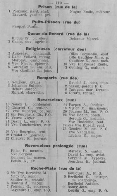 Annuaire des quatre cantons (Abeille d'Etampes, 1930)