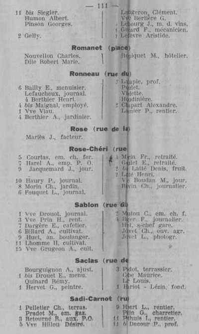 Annuaire des quatre cantons (Abeille d'Etampes, 1930)