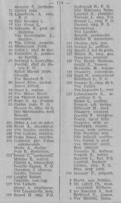 Annuaire des quatre cantons (Abeille d'Etampes, 1930)