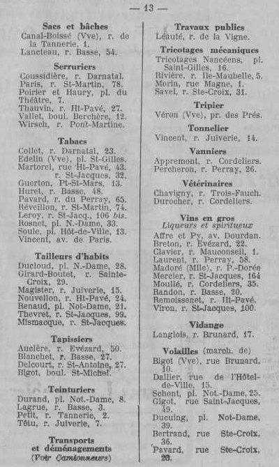 Annuaire des quatre cantons (Abeille d'Etampes, 1930)