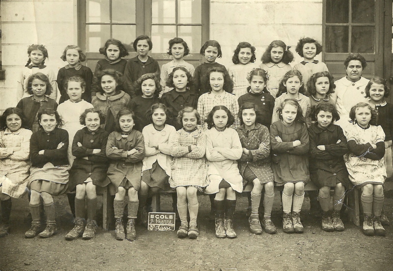 1945-1946, 3e classe, classe de Mme Acquier (école Saint-Pierre d'Etampes)