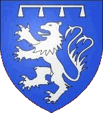 Blason de Guy Ier de Montfort, et de la commune actuelle de saint-Martin-de-Bréthencourt (source: Wikipédia)