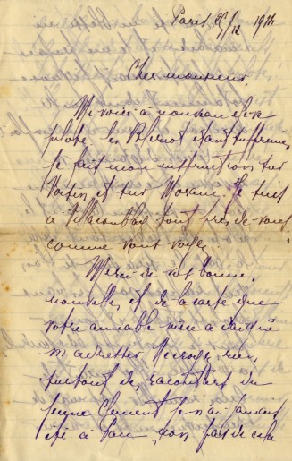 Lettre de Noël 1915