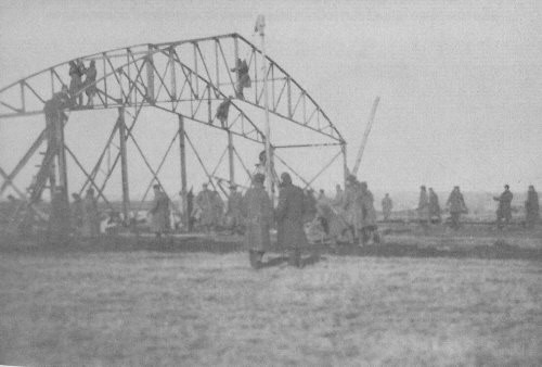 Erection d'un Bessonneau en Pologne