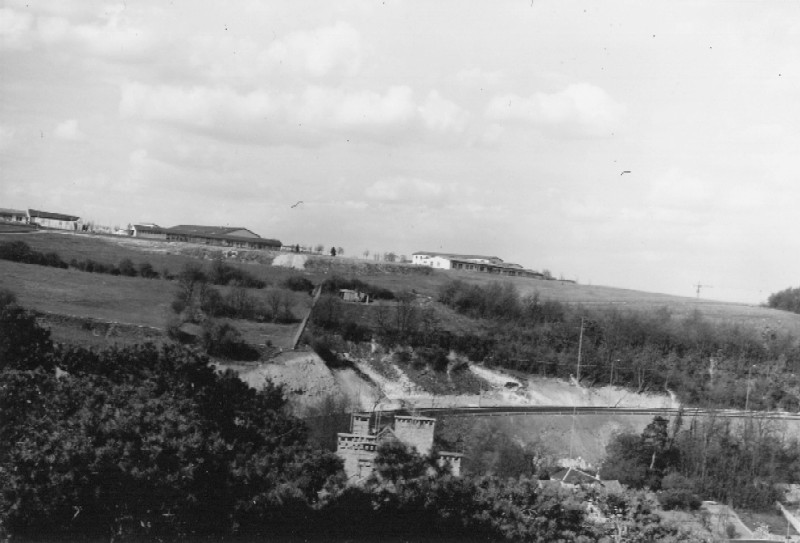 Le Boulevard de Montfaucon depuis la résidence du Donjon, hiver 1967-1968