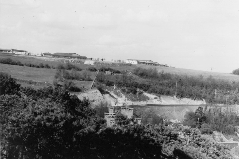 Le Boulevard de Montfaucon depuis la résidence du Donjon, hiver 1967-1968