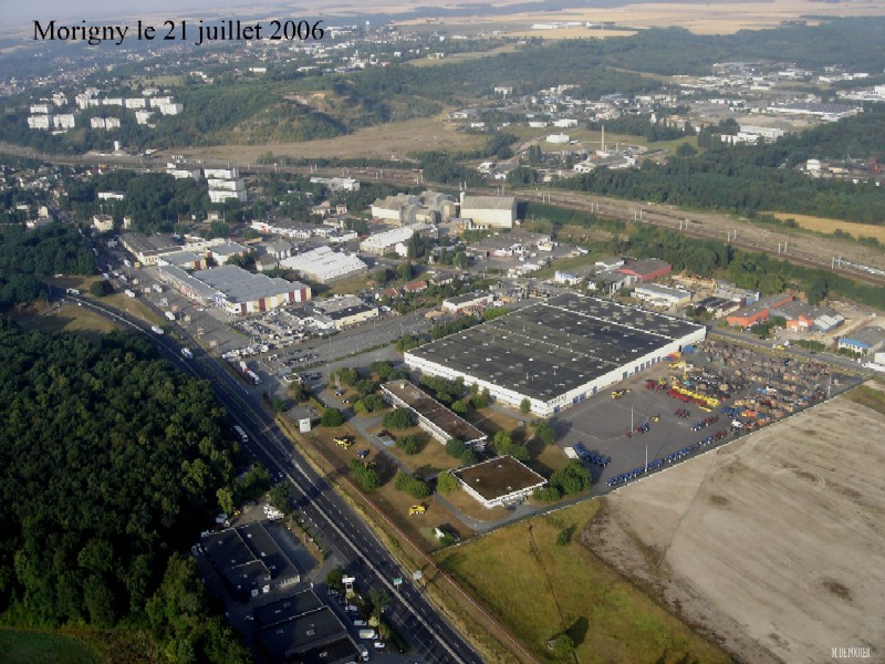 Vue aérienne n°4 de Morigny (cliché de 2006)