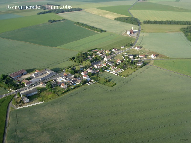 Vue aérienne de Roinvilliers (cliché de 2006)