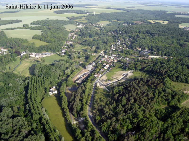 Vue aérienne de Saint-Hilaire n°1 (cliché de 2006)