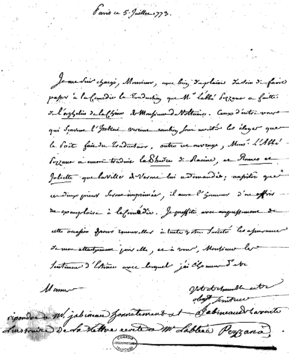 Signature de Pierre Jabineau