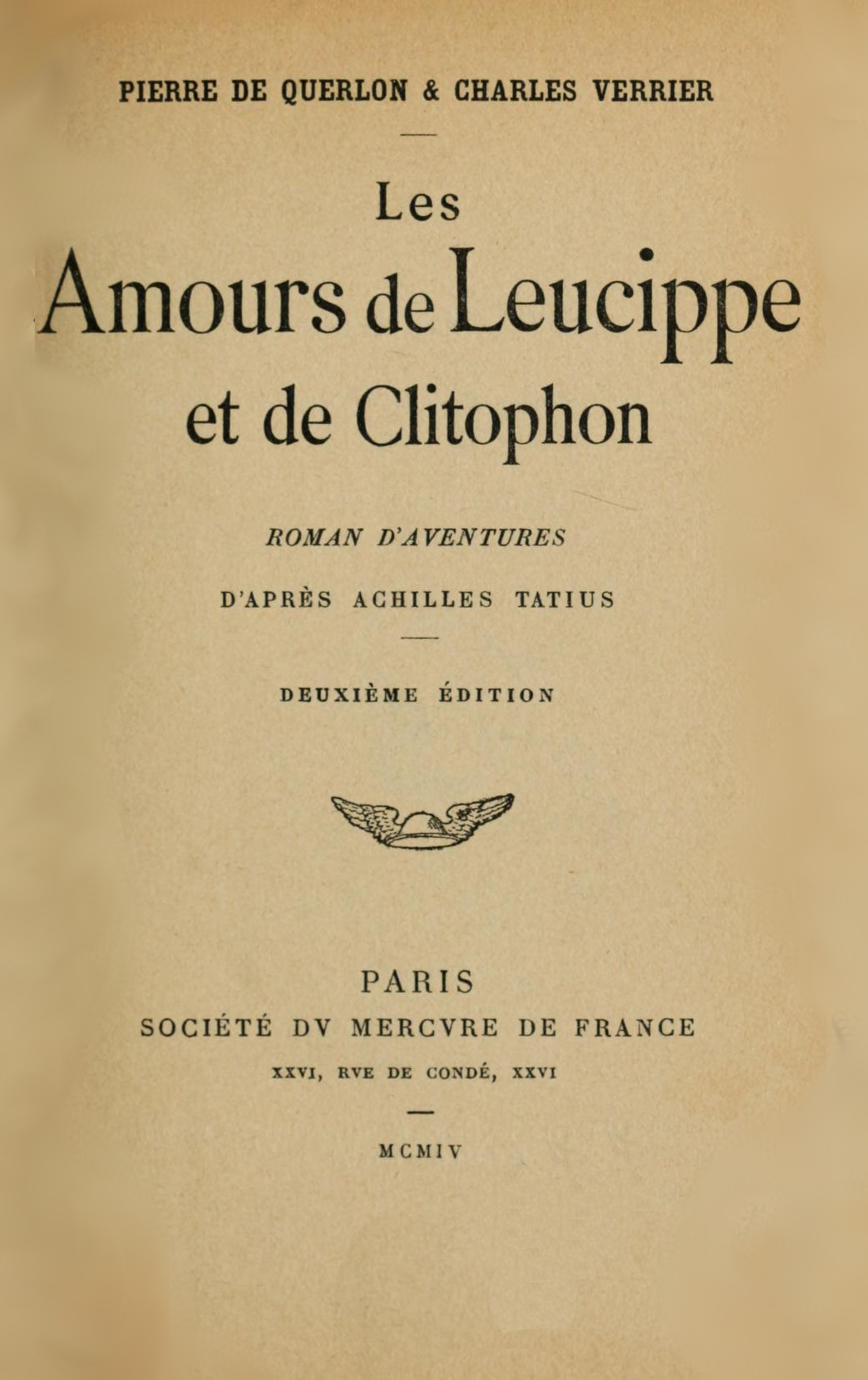 Le dernier roman de Pierre des Gachons