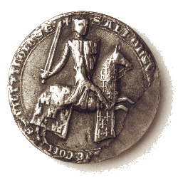 Denarius Alfonsi, anno 1254.