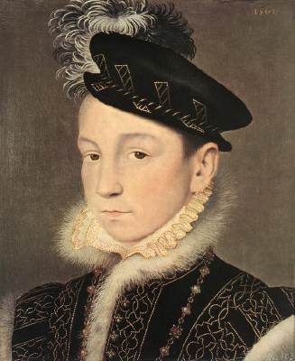 Charles IX âgé de 11 ans, peint par François Clouet (Kunsthistorisches Museum de Vienne)