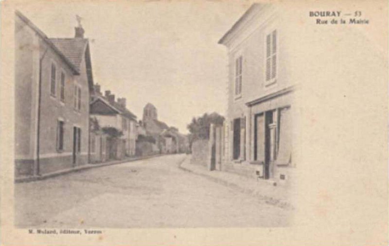 Bouray (carte  postale Mulard n&deg;53: Rue de la Mairie)