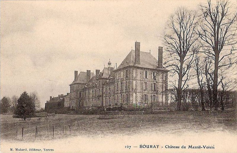 Bouray (carte postale Mulard n&deg;107: Ch&acirc;teau du Mesnil-Voisin)