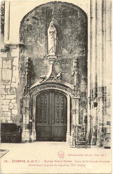 Eglise Notre-Dame Porte sacristiel