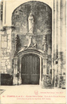 Eglise Notre-Dame: porte de la grande sacristie