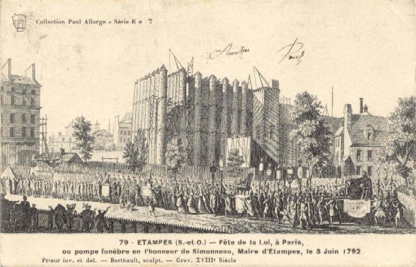 Fête de la Loi, à Paris, 3 Juin 1792