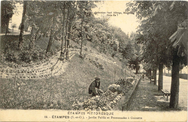 Jardin public et promenades à Guinette