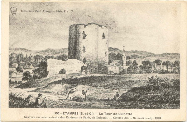 Gravure éditée par Dulaure en 1828