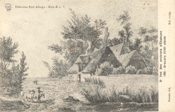 Environs d'Etampes aux XVIIIe siècle