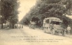 Ecole militaire d'aviation de Villesauvage: camions militaires et ouvriers