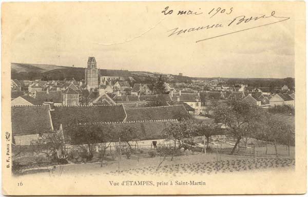 Le quartier Saint-Martin (carte postale Berthaud frères n°16)