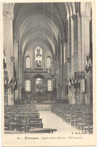 Eglise Notre-Dame. La nef (Berthaud Frères n°23)