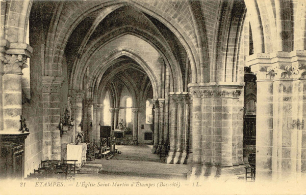 Bas-côté (carte postale Levy et fils n°21)